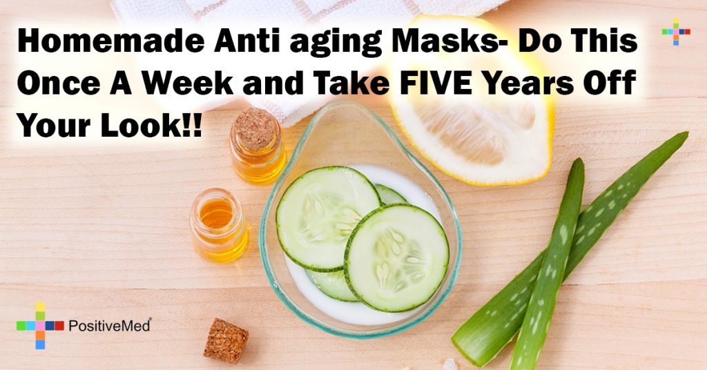 Homemade Anti aging Masks- Do This Once A Week and Take FIVE Years Off Your Look!!