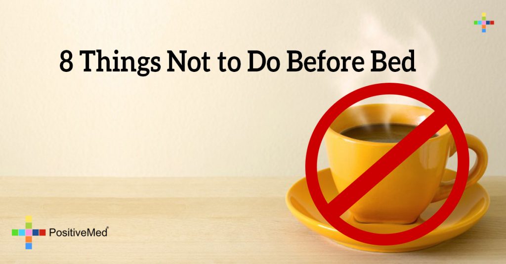 8 Things Not to Do Before Bed