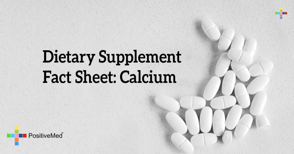 Dietary Supplement Fact Sheet: Calcium