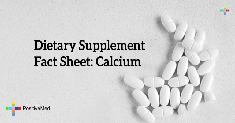 Dietary Supplement Fact Sheet: Calcium Dietary Supplement Fact Sheet: Calcium