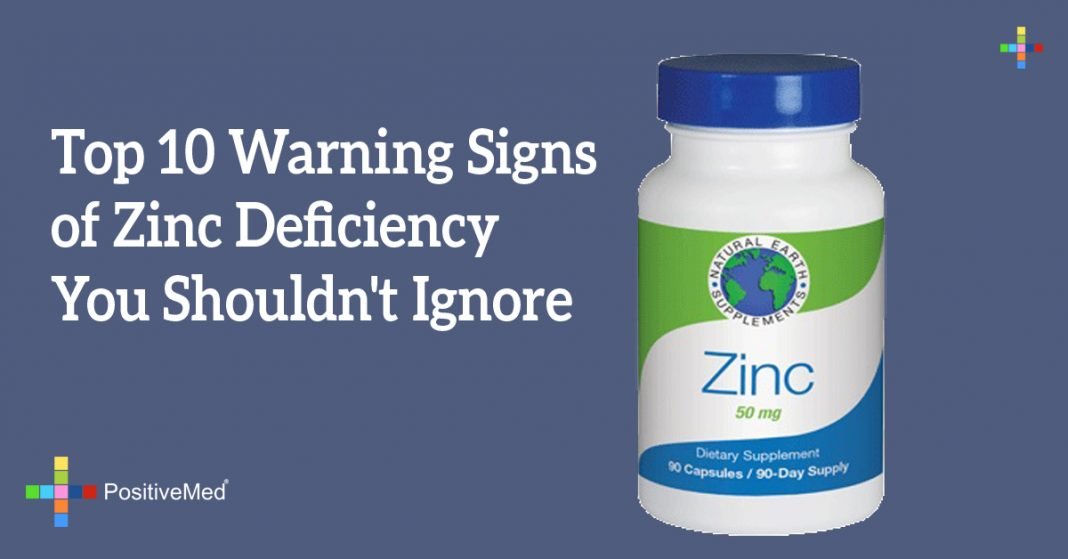 Top 10 Signs of Zinc Deficiency