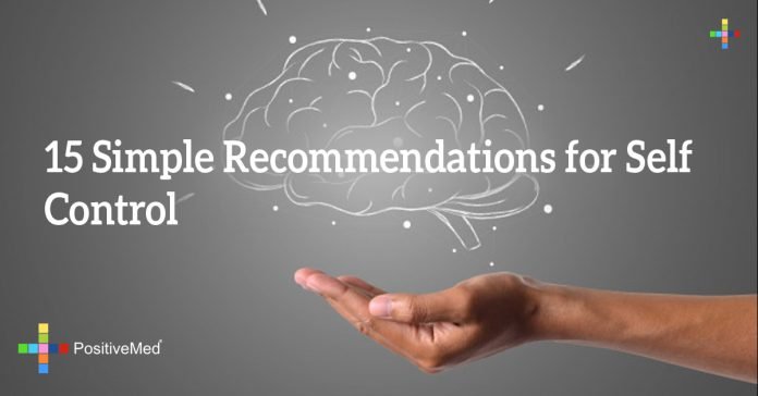 15 Simple Recommendations For Self Control