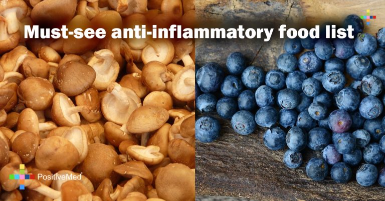 Must-see anti-inflammatory food list