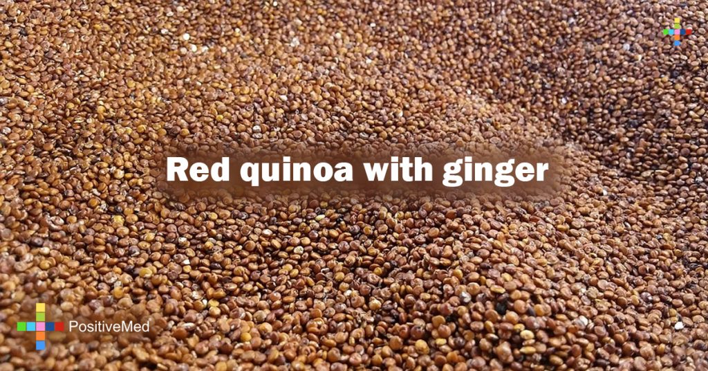 Red quinoa with ginger
