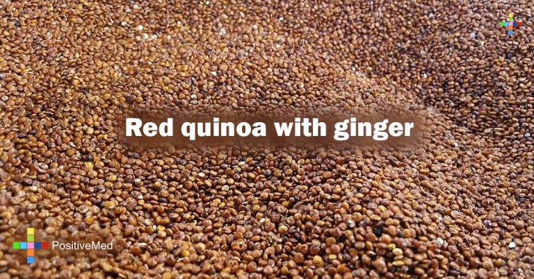 Red quinoa with ginger Red quinoa with ginger