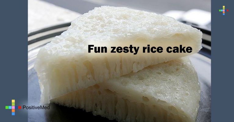 Fun zesty rice cake