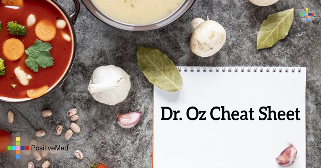 Dr. Oz Cheat Sheet