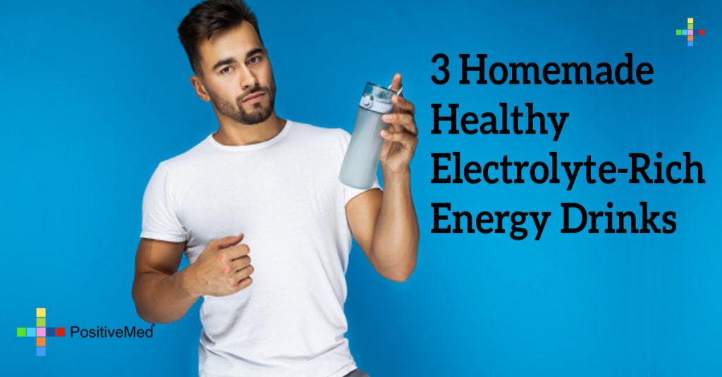 3 Homemade Healthy Electrolyte-Rich Energy Drinks
