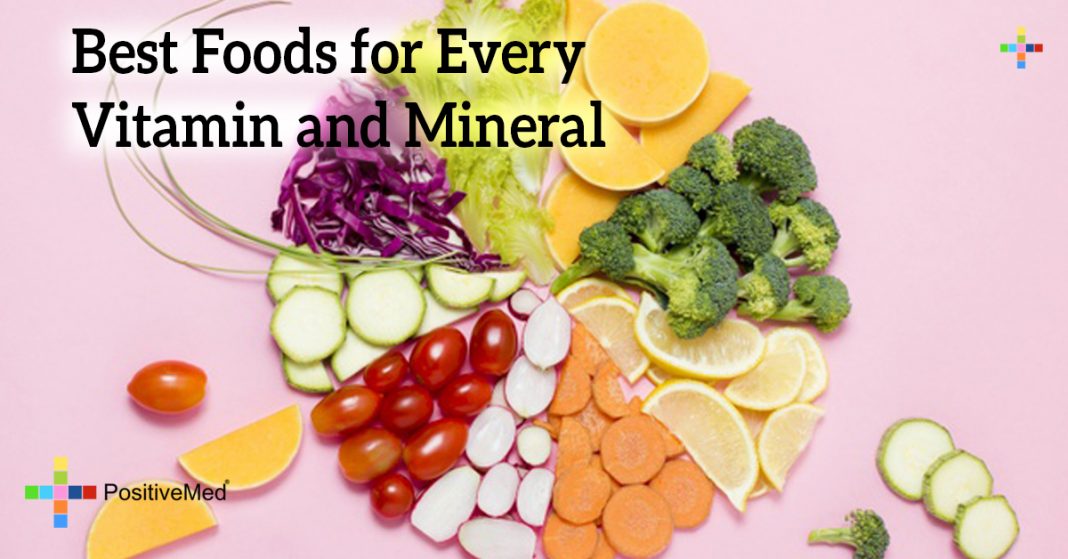 Best Foods For Every Vitamin And Mineral