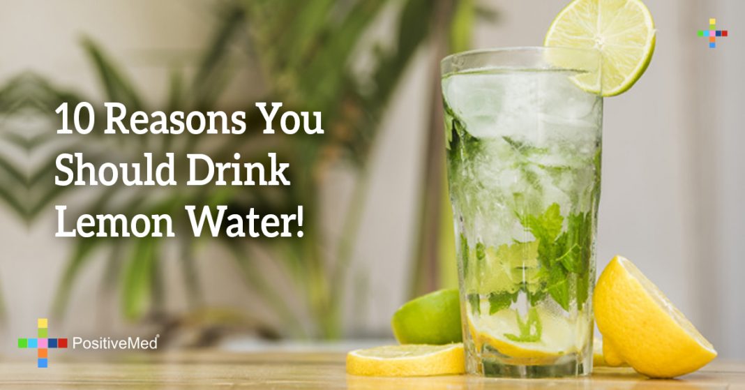10 Reasons You Should Drink Lemon Water!