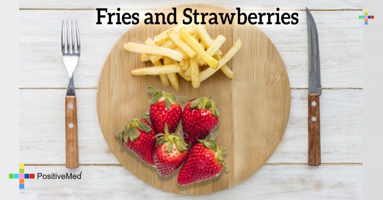 Fries and Strawberries