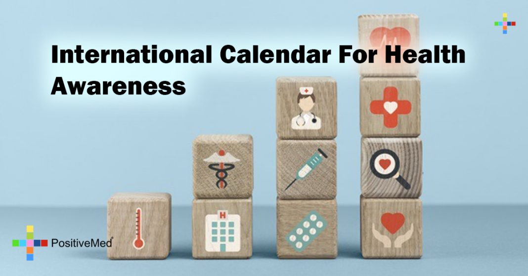 International Calendar For Health Awareness PositiveMed