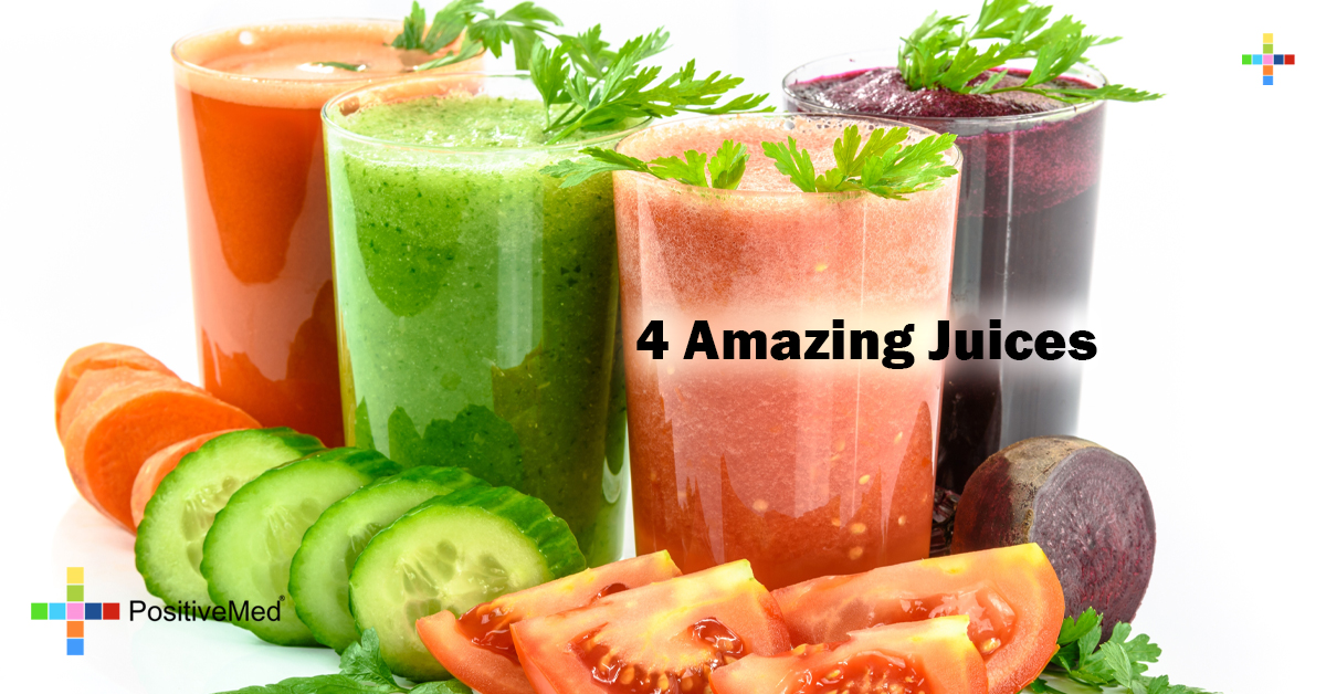 4 Amazing Juices PositiveMed