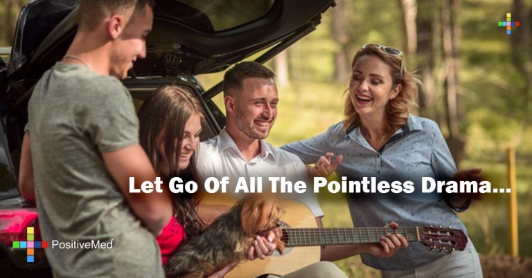 let go of all the pointless drama… let go of all the pointless drama…