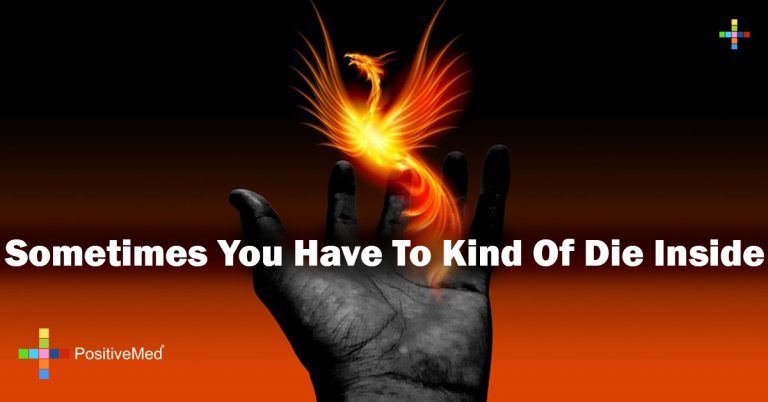 Sometimes you have to kind of die inside Sometimes you have to kind of die inside