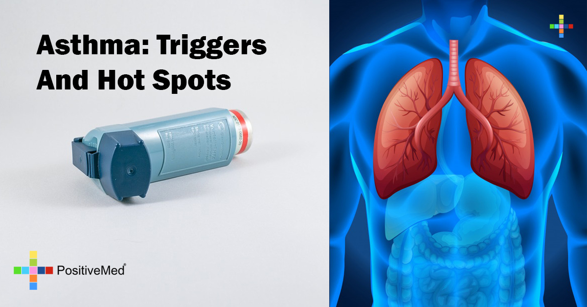 Asthma triggers and hot spots PositiveMed