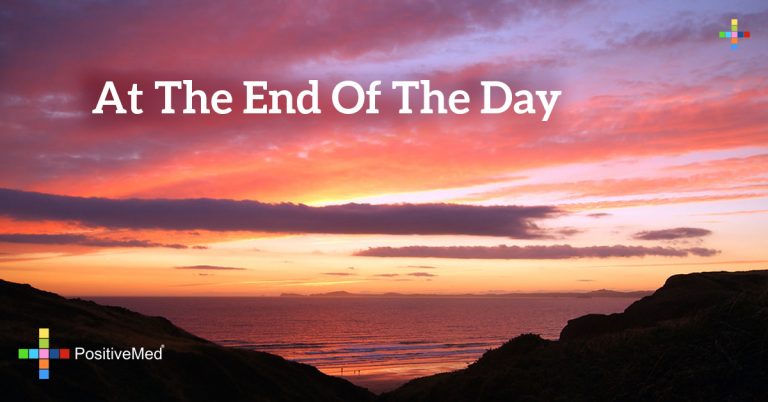 At the end of the day At the end of the day