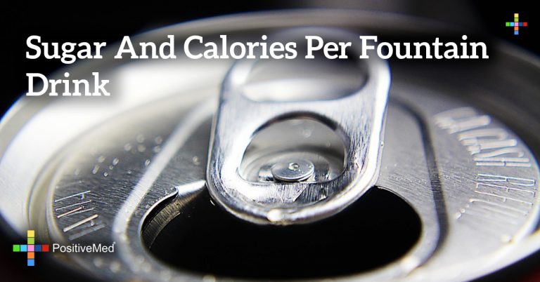 Sugar and calories per fountain drink