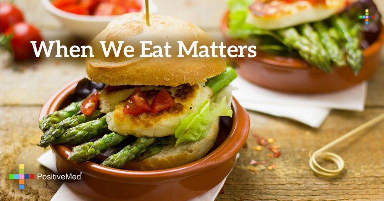 When We Eat Matters When We Eat Matters
