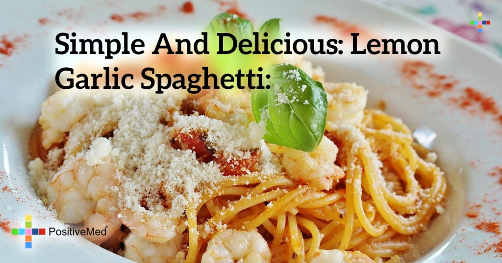 simple and delicious: lemon garlic spaghetti: