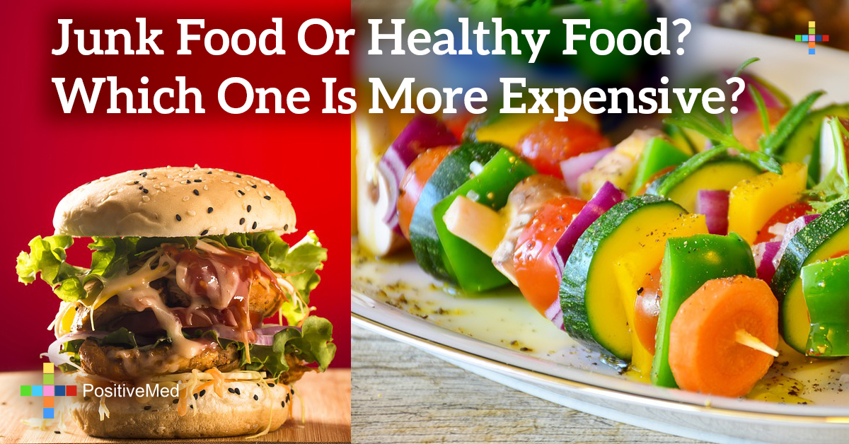 Junk food or healthy food? Which one is more expensive? PositiveMed