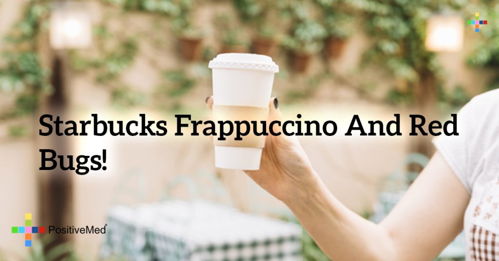 Starbucks Frappuccino and red bugs!